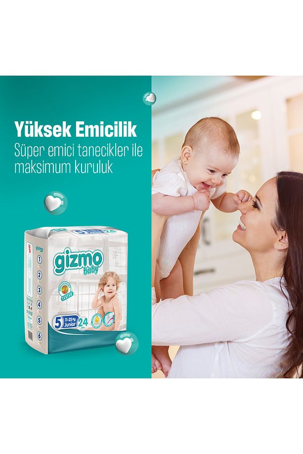Bebek Bezi XXLarge 7 Numara 16 Adet - 4