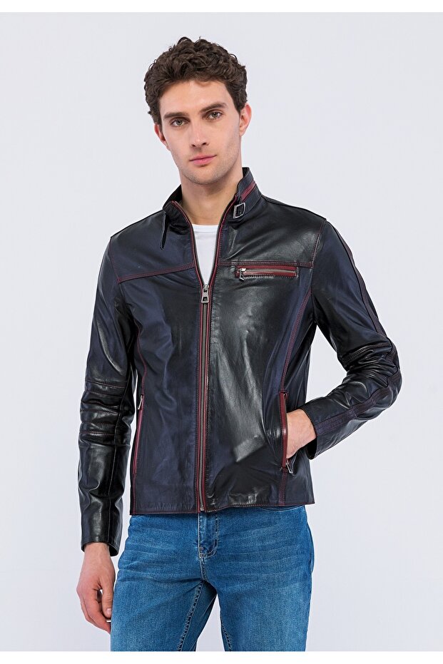 Men's Leather Jacket - 2