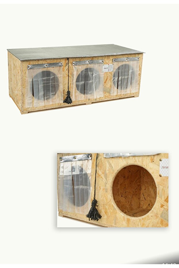 Ahşap Osb Kedi Kulübesi - 4