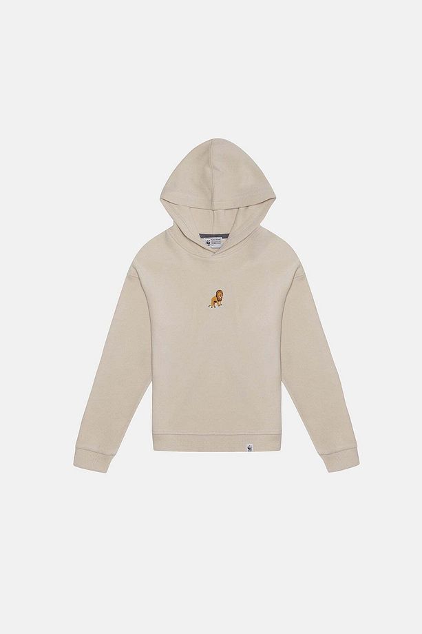 Aslan Supersoft Çocuk Hoodie - Parşömen Bej - 1