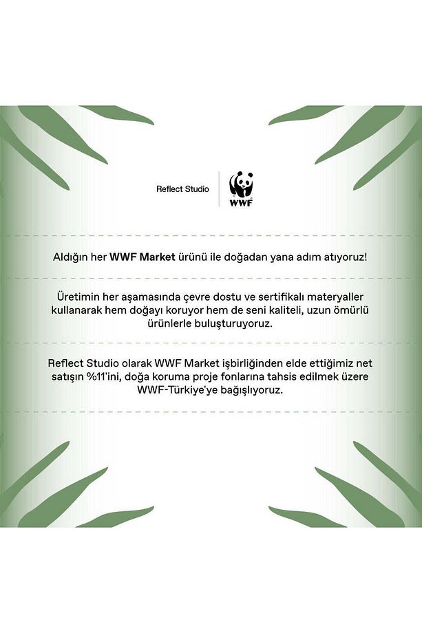 Panda Terry Erkek Şort  - Mavi - 5