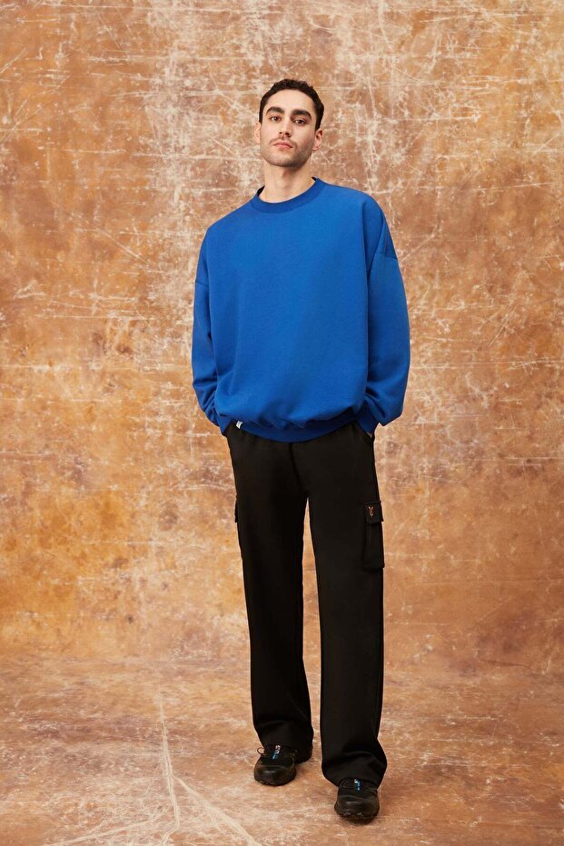 Teddy Sweatshirt - Lacivert - 2