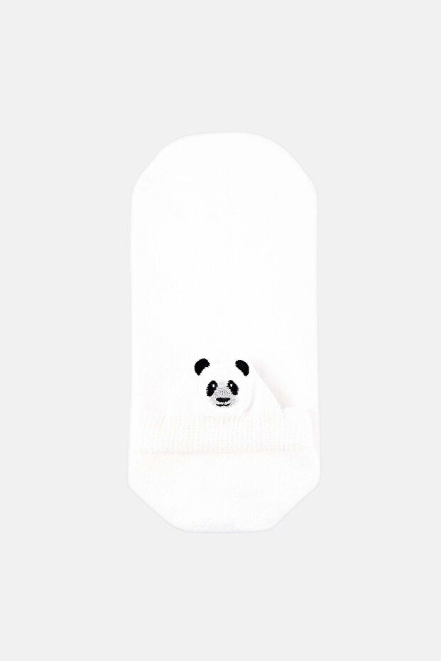 Panda Pull Çorap - Beyaz - 3