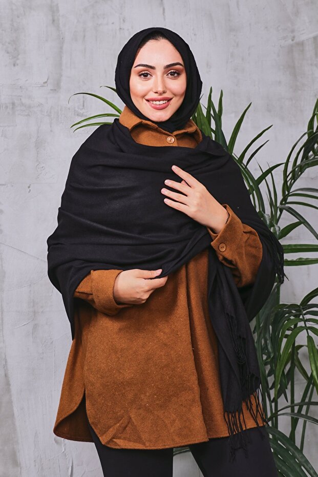 وشاح شال قطني شتوي