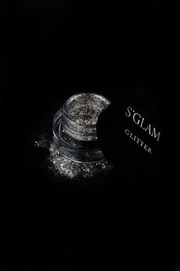 Glitter Silver D - 3