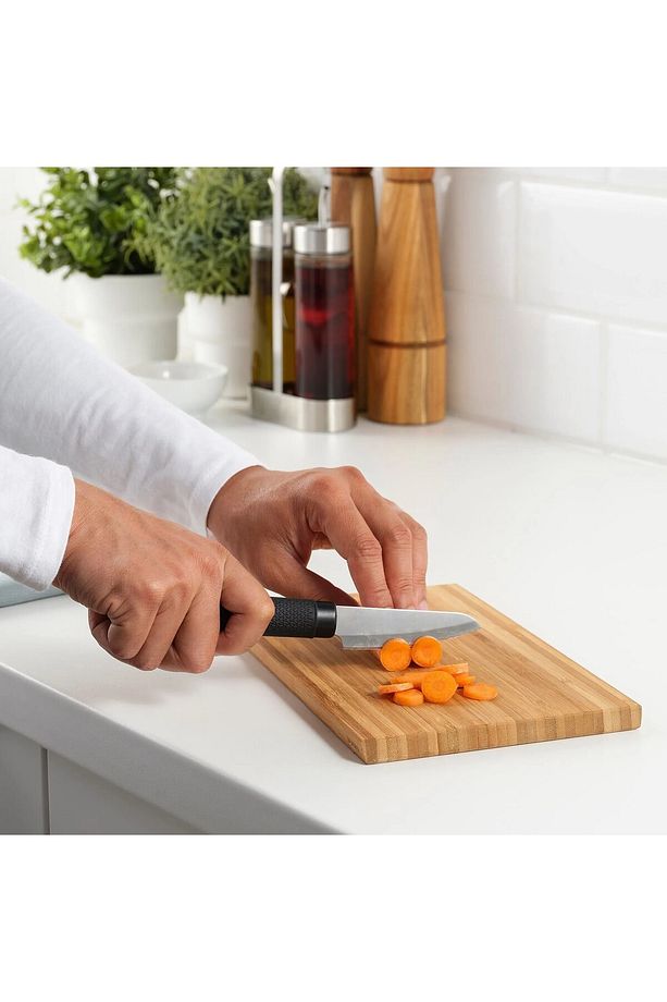 3'lü Bıçak Seti Ikea 2 Adet Aşçı Bıçağı + 1 Adet Soyma Bıçağı Bıçak Set Siyah Renk Paslanmaz Çelik - 4