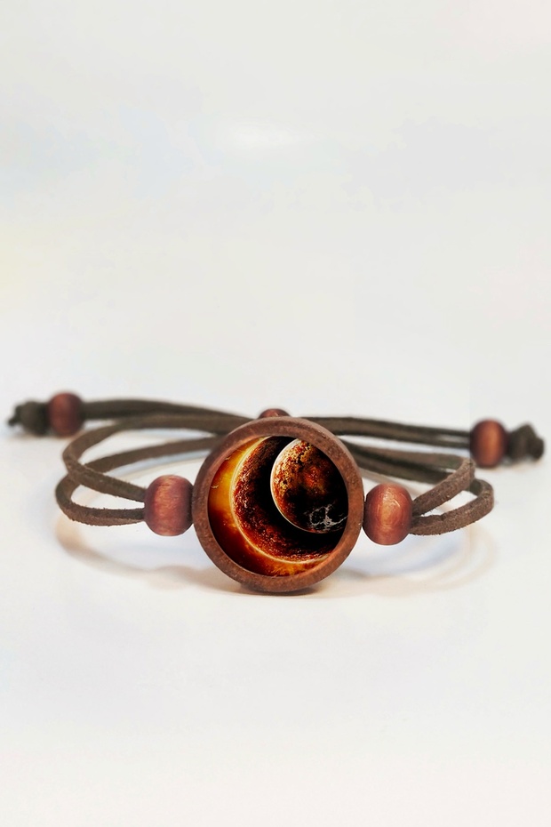 Planet Wooden Bracelet