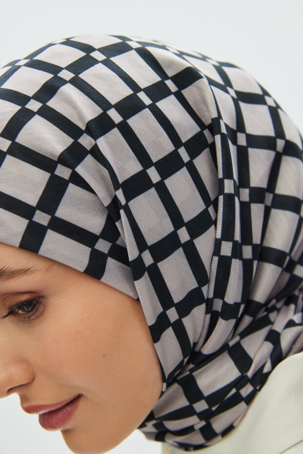 وشاح قطني ناعم (نمط مربع) - 5