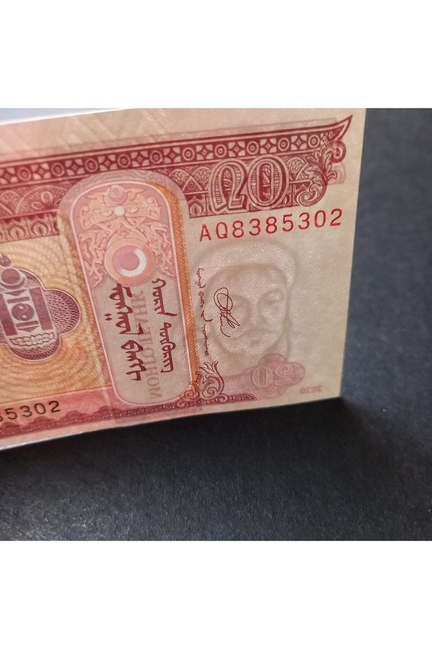 39963675dd9959e97f ÇİL 2020 Moğolistan 20Tugrik yabancı kağıt para - 4