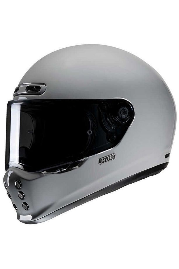 V10 Uyumlu   KASK  GRİ - 1