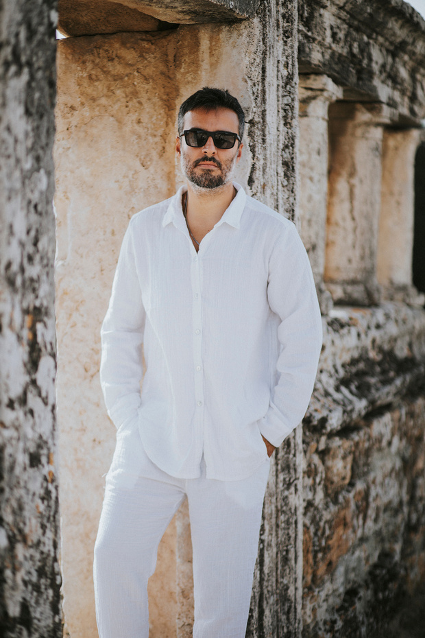 Petros Muslin Trousers White