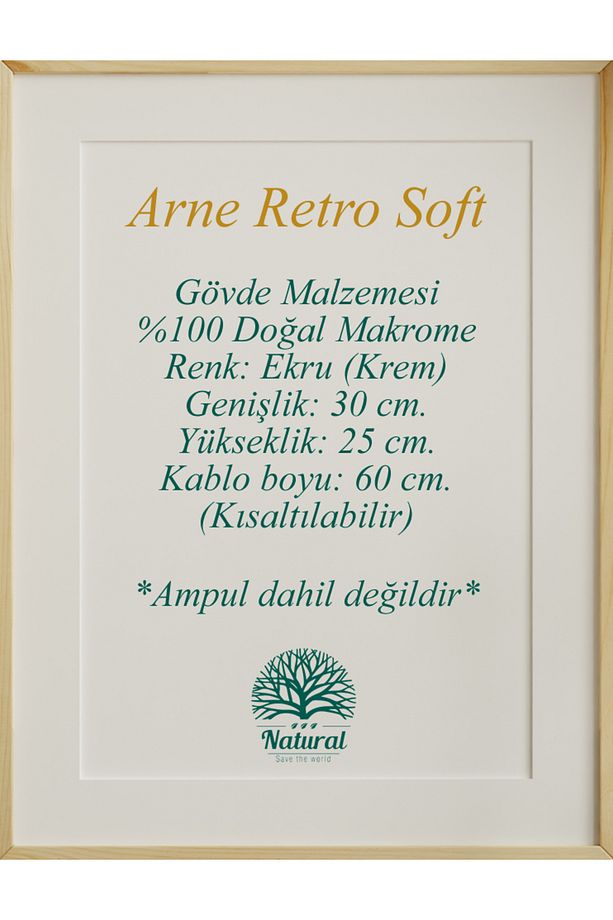 Arne'r Soft Beyaz Avize, Salon Avize, Yatak Odası Avize, Çocuk Odası Avize, Bohem Avize - 2