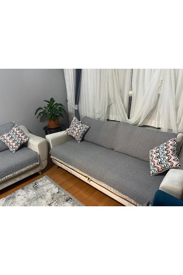 Çok amaçlı örtü Koltuk örtüsü 170x210 pamuklu. - 2