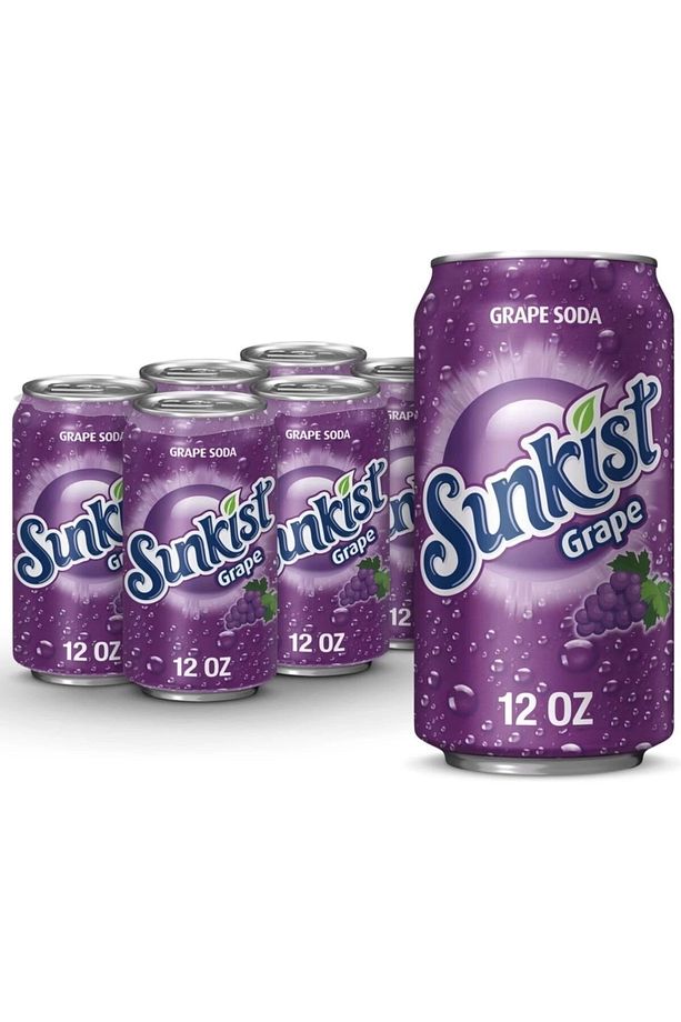 Sunkist Grape Soda 12 Adet - 2