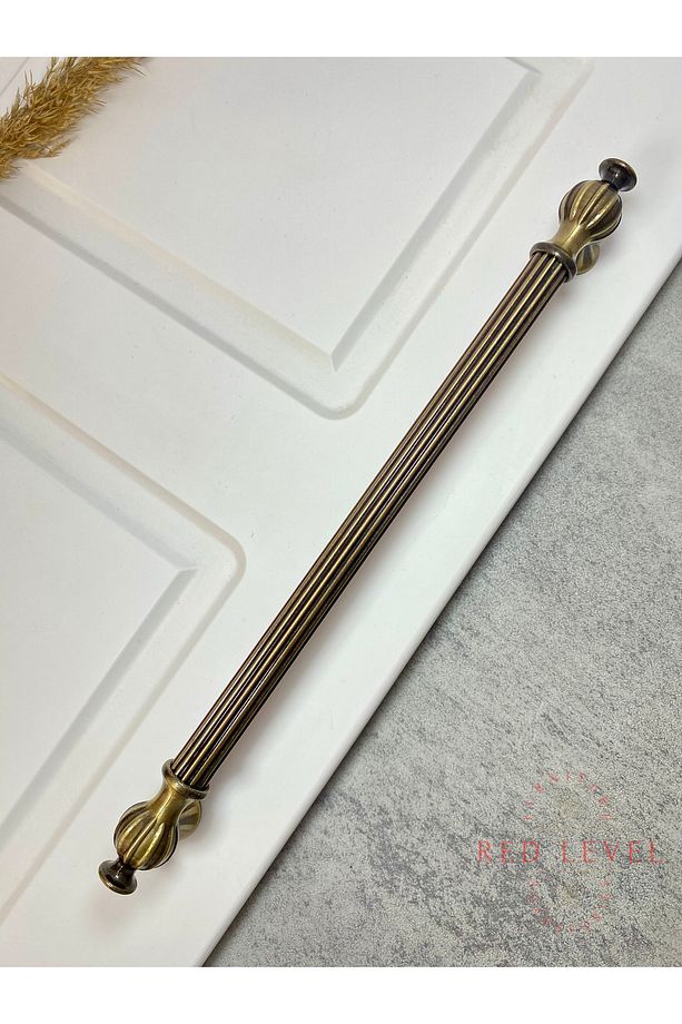 Hitit 192 mm Antik Sarı Modern Metal Kulp Modelleri Lüks Country Mutfak Dolap Çekmece Mobilya Kulbu - 2