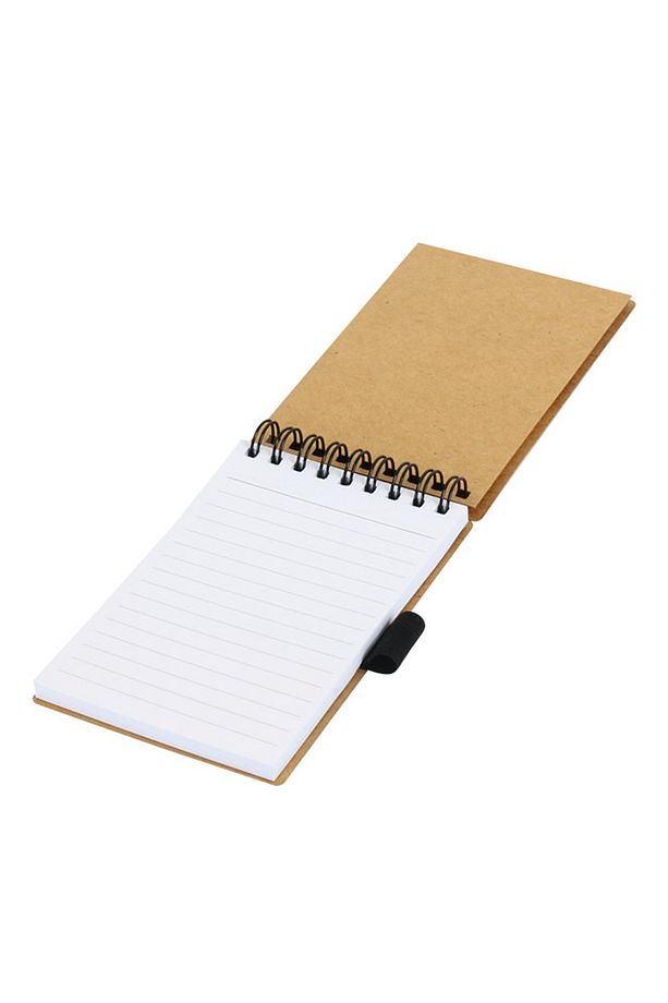Üstten Spiralli Sert Kraft Kapaklı Not Defteri - Yapışkanlı Post-it Seti - 3