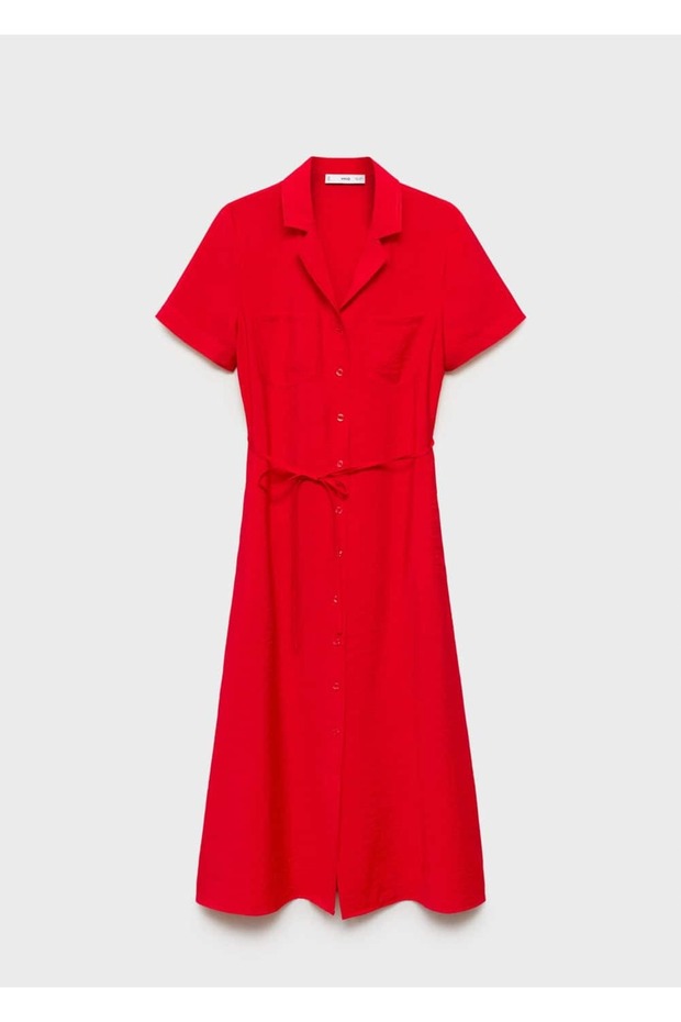 Cepli gömlek elbise - 3