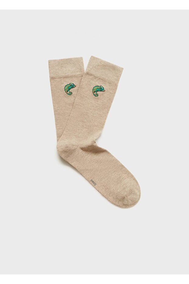 Printed Cotton Socks - 1