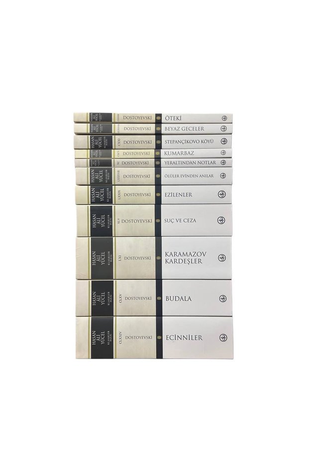 Dostoyevski Book Set 11 Books Crime and Punishment Karamazov Brothers Budala Ecinniler