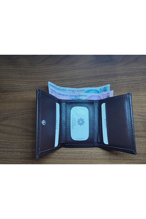 3'e Katlanan Çıt Pıtlı Kosta Cüzdan - 3