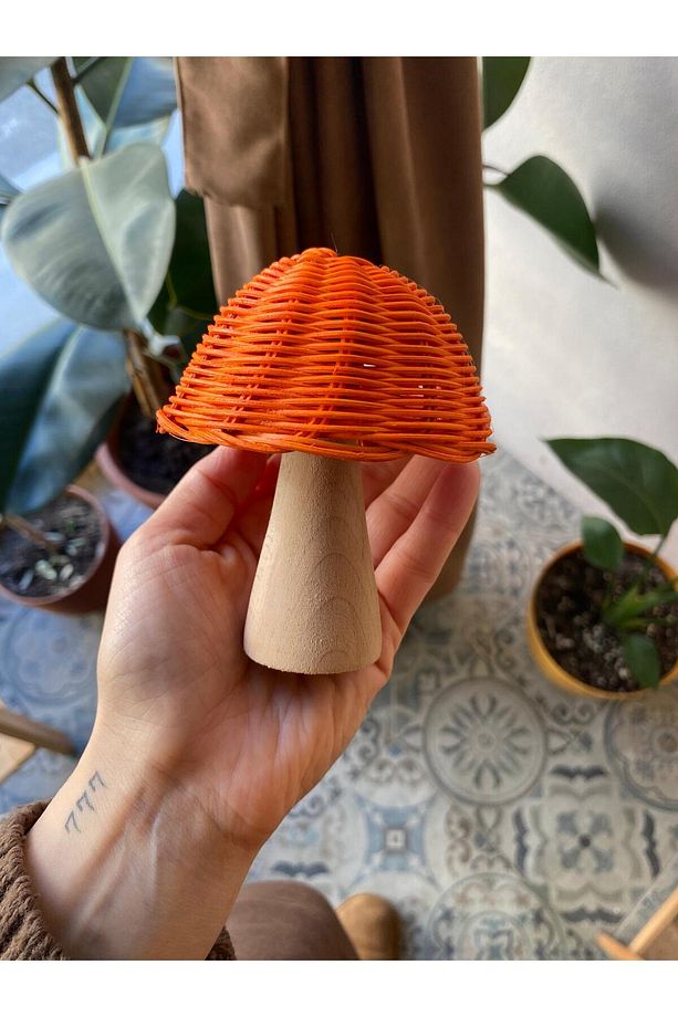 AHŞAP UYUMU  İLE RATTAN BAMBU  MANTAR - 2