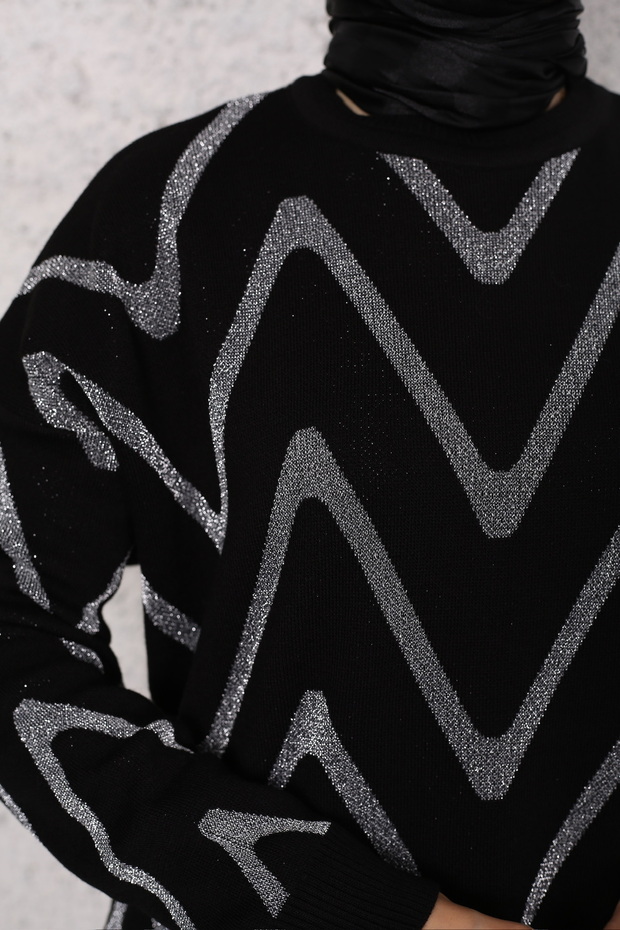 Simli Triko Tunik - 4