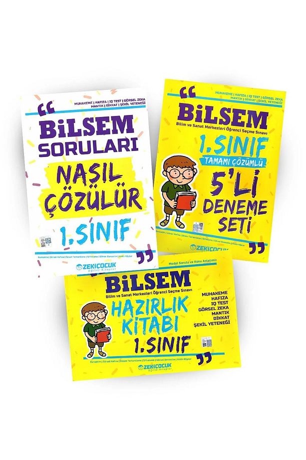 Zeki Çocuk - Bilsem 1. Sınıf Seti Hazırlık Set 2020 - 1