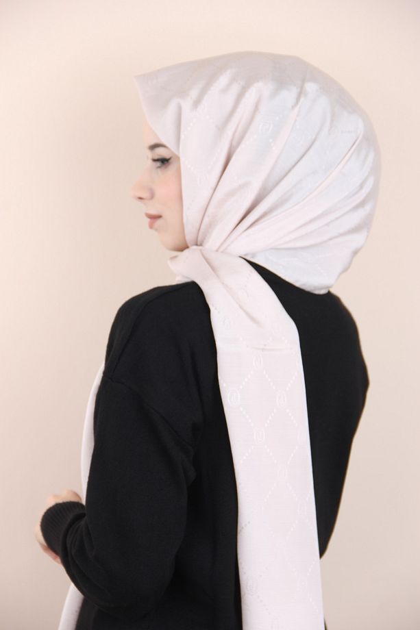 Pudra Piramit  Monogram Şal - 3