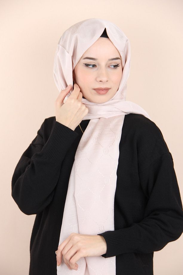 Pudra Piramit  Monogram Şal - 4