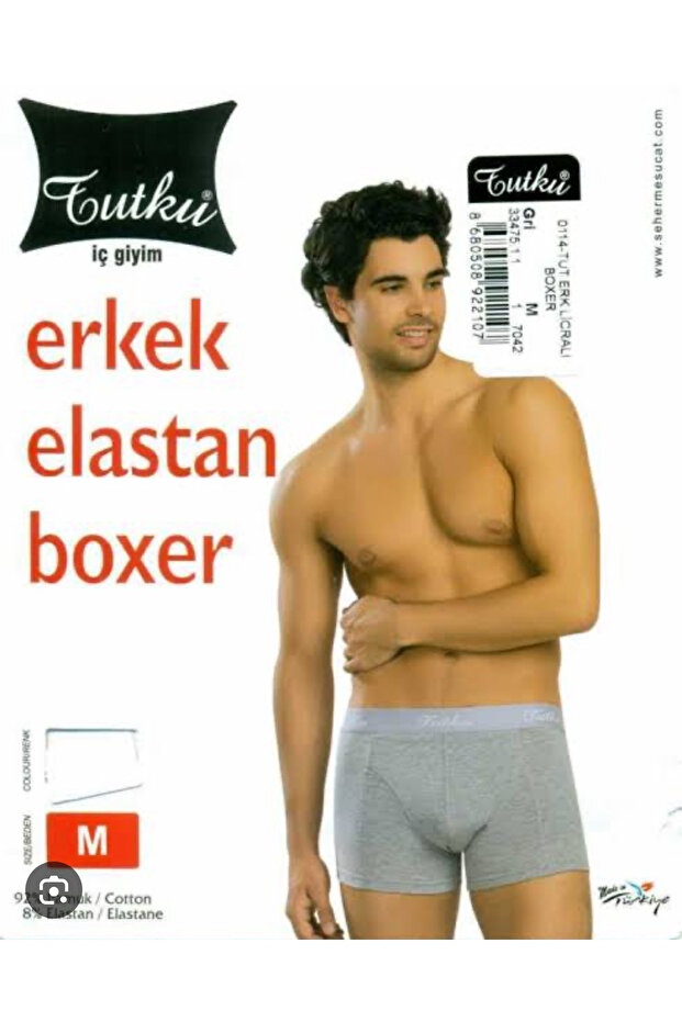 erkek elastan boxer 3lü - 3