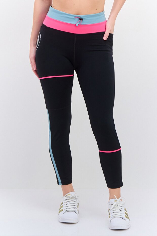 Women Sportswear Fit Training Tights, Black