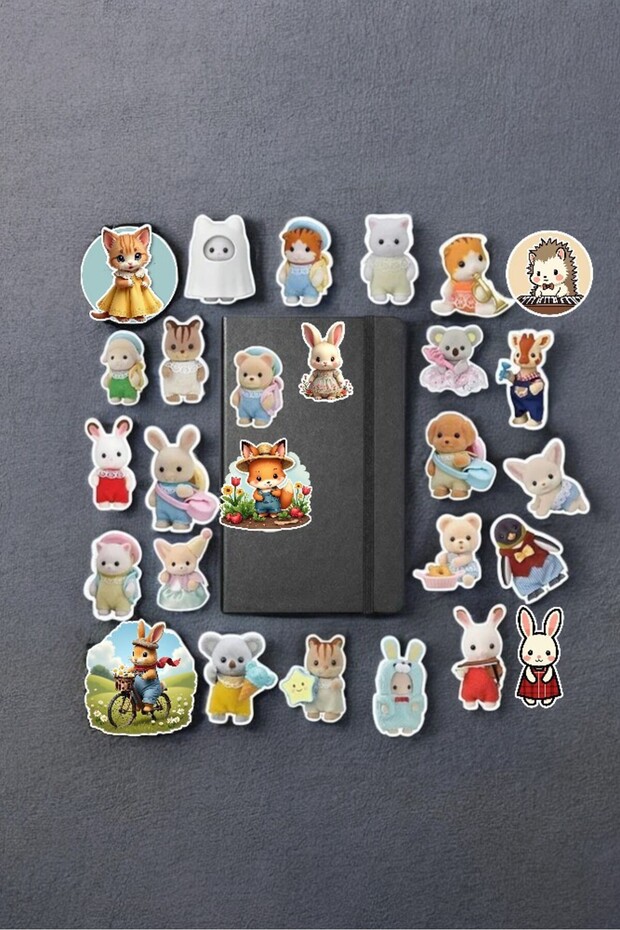 Rabbit Family Sticker Pack /Bullet Journal Notebook Sticker Agenda Laptop Sticker