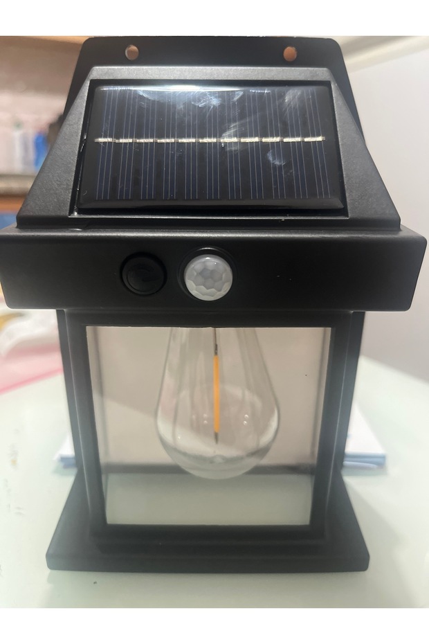 ledli sensörlü solar duvar aplik - 1