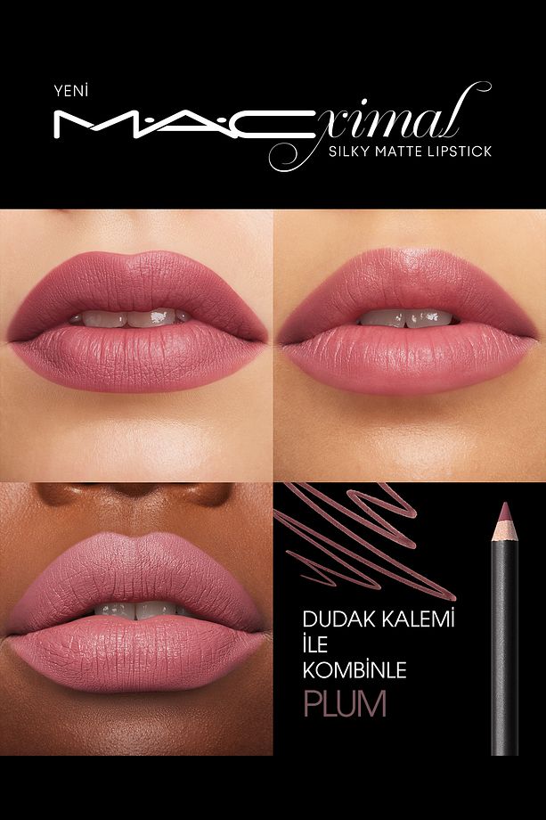 M·a·cxımal Silky Matte Lipstick Nemlendirme Etkili Yoğun Renk Sağlayan Ruj - Mehr - 5