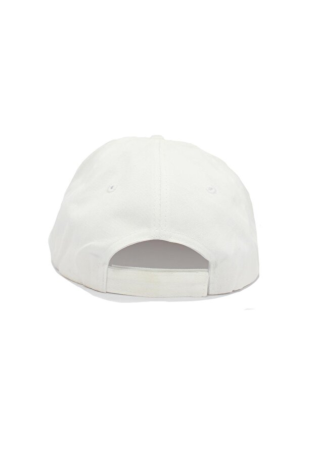 Simple White (Velcro) Hat - 4
