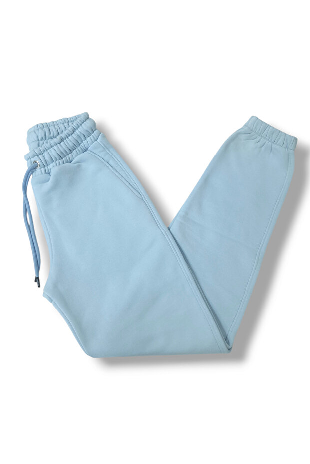 Sweatpants Thick Winter Raised Combed Cotton Elastic Leg Pajamas Men / Women Unisex