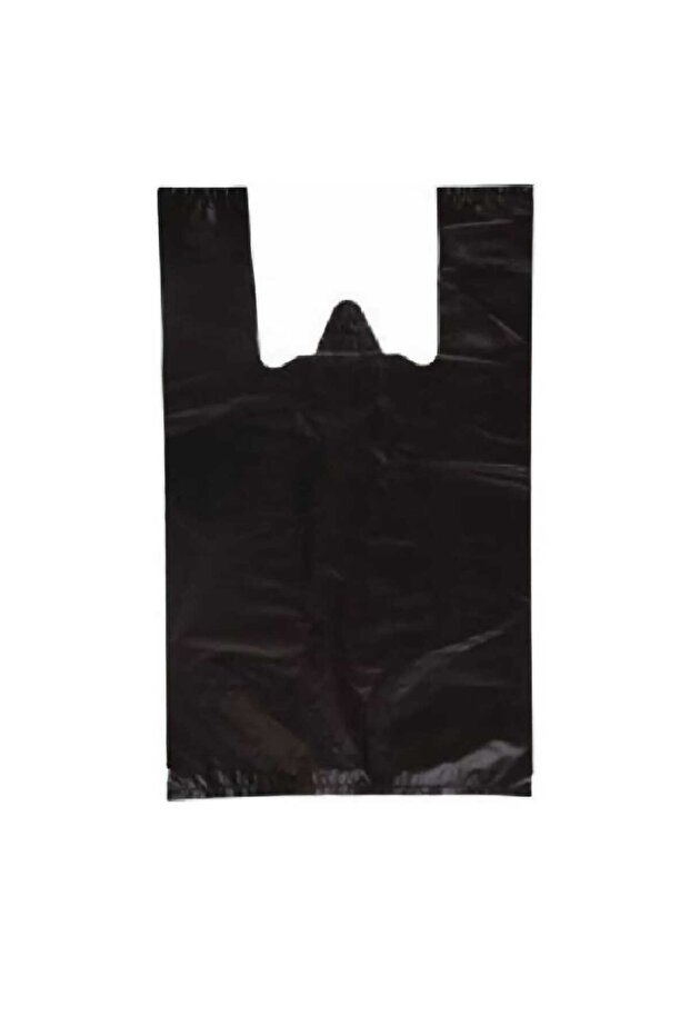 Black Hışır Athlete Bag Market Greengrocer Bag Garbage Bag Thick Medium Size 1kg