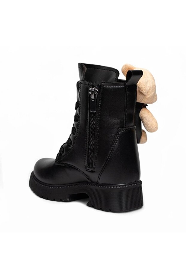 2150 Siyah Ayıcıklı Kız Çocuk Bot - 2