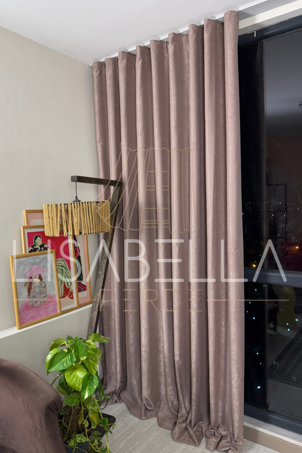 Background Curtain - Lisabella Luxury Velvet Textured Series