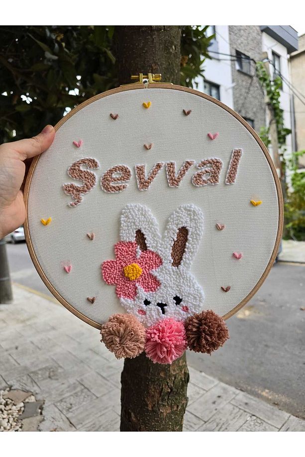 Bebek kapı süsü isimli pano hastane odası kapı süsü - 3