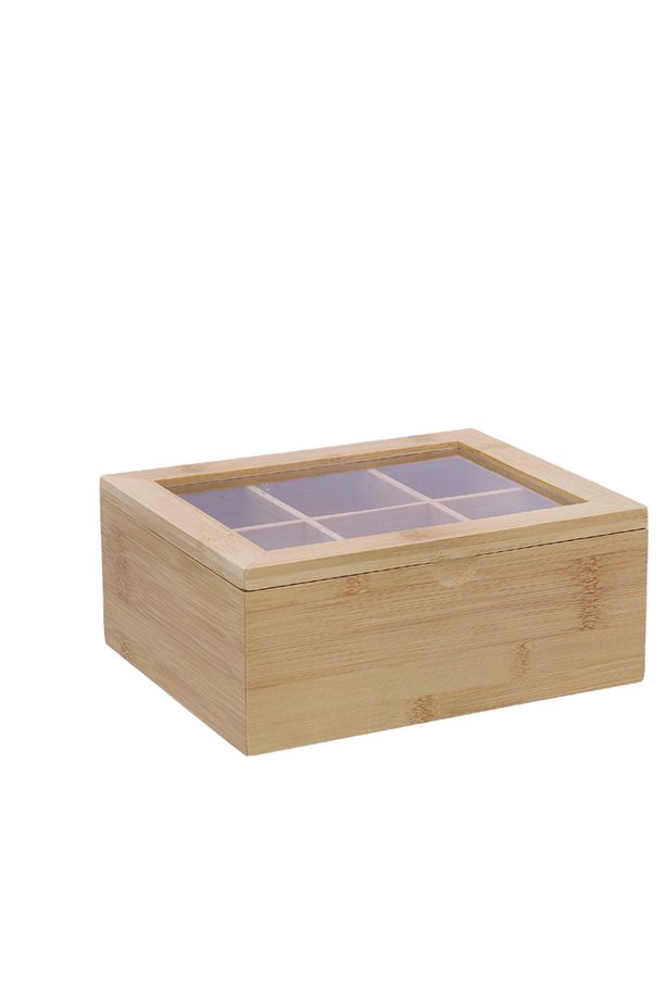 Davet Bambu Çay Kutusu- 1001 Bambu Poşet Çay Saklama Kutusu - 3