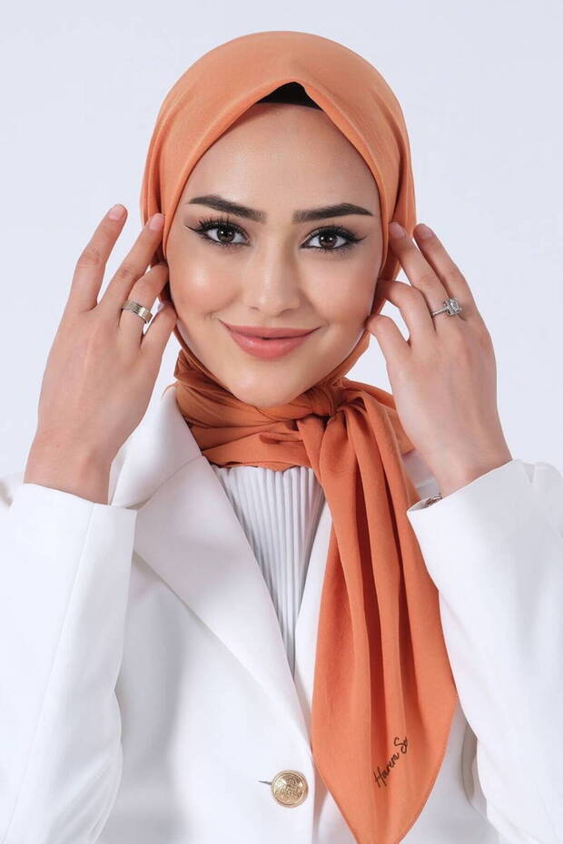 Harem Scrafs Asian Scarf Apricot Color (Suitable for Special and Daily Use)