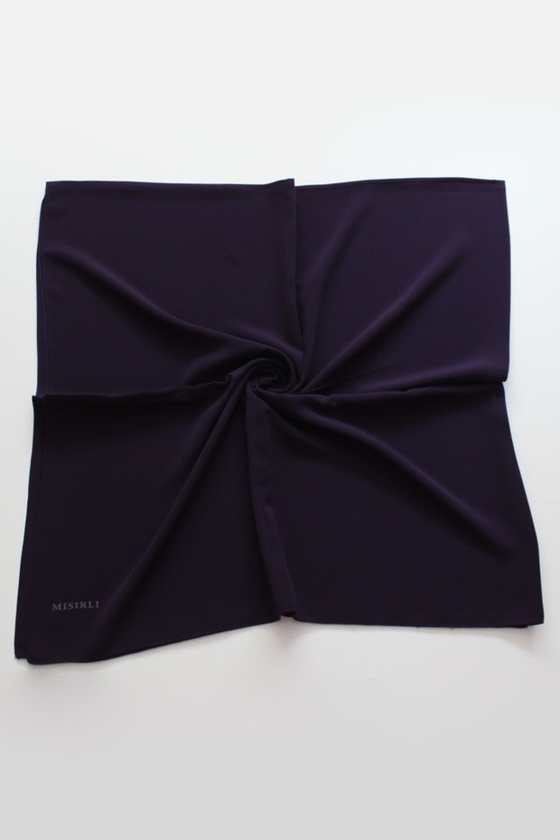 140X140 Medina Silk Scarf - Purple