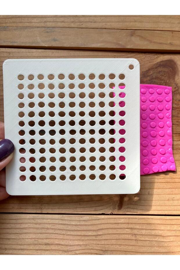 البولكا نقطة نمط بوليمر كلاي الاستنسل - 2