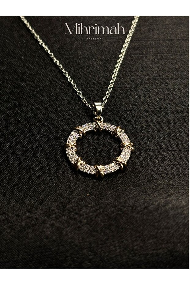 Çelik Halka Xoxo Kolye 45cm - 3