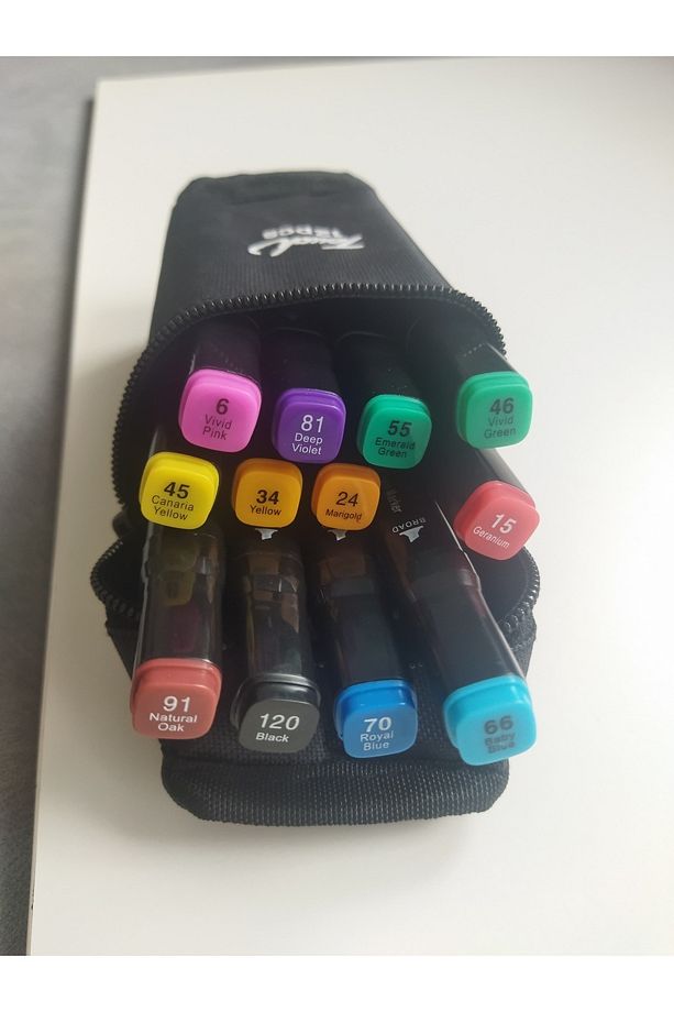 Marker kalem Touch marka 12'li set - 6