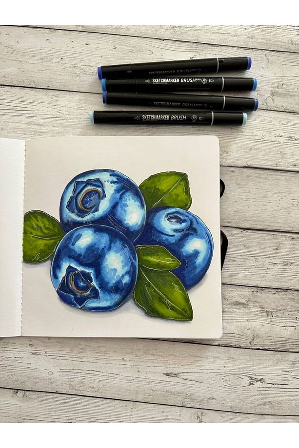 Marker kalem Touch marka 12'li set - 8