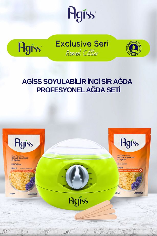 Exclusive Seri Normal Ciltler İçin Soyulabilir İnci Sir Ağda Seti - 1