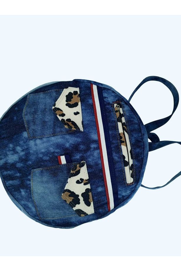 Makaron sırt çantası renkli ve şirin - 4