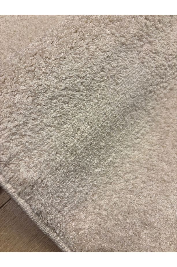 DİVAN  HOME SOFT SHAGGY +160X220 EBATLI+TEK RENK BEJ VE KAPUÇİNO - 4